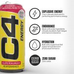 Cellucor C4 Energy Drink, STARBURST Strawberry, Carbonated Sugar Free Pre Workout Performance Drink with no Artificial Colors or Dyes, Pack of 12 - Image 2